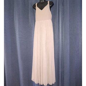 Torrid Pink Tulle Gown with Stripes Size 16